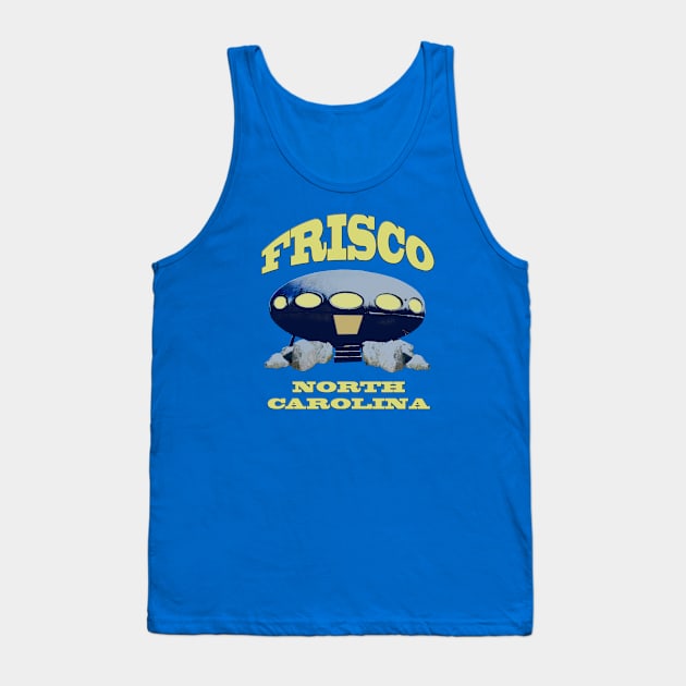 Frisco NC UFO Futuro House Tank Top by Trent Tides